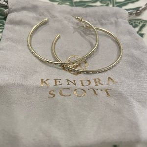 Kendra Scott Large Gold Hoop Earrings
